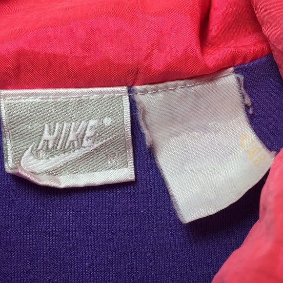 Vintage Early 90s Nike Purple Pink Windbreaker Tracksuit Medium - Picture 5 of 6